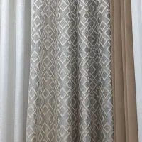 پرده مینیمال مدل فندی|پرده، رانر، رومیزی|شهرکرد, |دیوار