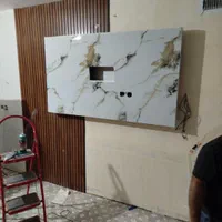 اجرای سقف کاذب دیوارکوب وقرنیز وماربل ترمووکف پوش|خدمات پیشه و مهارت|فولادشهر, B1|دیوار