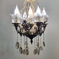 لوستر برنج ۵ شاخه و ۴ شاخه