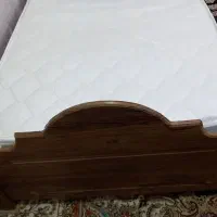 تخت خواب یکنفره همراه با تشک خوش خواب
