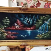 تابلو فرش 50 رج اعلائ تبریز|تابلو فرش|کرج, عظیمیه|دیوار