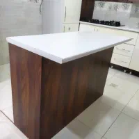 کابینت جزیره (به عنوان میز ناهارخوری و کابینت)|میز و صندلی غذاخوری|ابهر, |دیوار