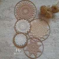 دیوارکوب قلاب بافی|صنایع دستی و سایر لوازم تزئینی|رودسر, |دیوار