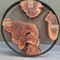 ساعت دیواری روستیک  زیتون