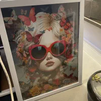 قاب عکس سفید و مشکی عمده