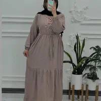 پیراهن ساحلی مدل آیدا جلو چاپی