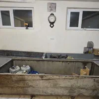 وسایل آزمایشگاه بتن جک بتن شکن و حوضچه فلزی|مصالح و تجهیزات ساختمان|دیواندره, |دیوار