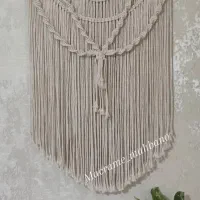 دیوار کوب مکرومه