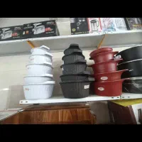 قابلمه ۱۰پارچ سناتور عمده و تک|ظروف پخت‌وپز|فلاورجان, |دیوار