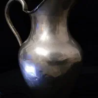 پارچ ورشو مهر دار سنگین و محکم یادگاری از قدیم|کلکسیون اشیاء عتیقه|کوهدشت, |دیوار