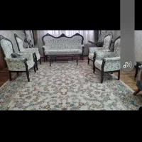 یک دست مبل ۹نفره سلطنتی ویک دست مبل راحتی ۸نفره