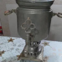 سماورعتیقه برنجی زغالی  قدیمی|کلکسیون اشیاء عتیقه|اصفهان, جلالیه|دیوار