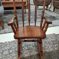 صندلی راک چوبی کودک