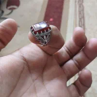 انگشتر عقیق یمانی نقره دست ساز 925