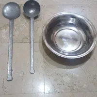 لگن استیل کفگیر وملاقه|ظروف پخت‌وپز|تهران, پاسداران|دیوار