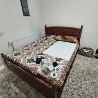 تخت خواب با تشک طبی فنری 180 با هم