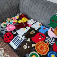 بافتنی عروسک|صنایع دستی و سایر لوازم تزئینی|رشت, معلولین|دیوار