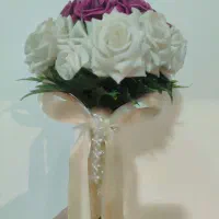 دستهگل عروس|گل مصنوعی|یاسوج, |دیوار