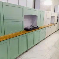پسته ای ذغالی سفید نسکافه ای کرمی طوسی و... کابینت