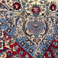 قالیچه کرک و ابریشم اصفهان قدیمی اما سالم اقساطی|فرش|اصفهان, نقش جهان|دیوار