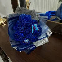 گل روبانی ولنتاین|گل مصنوعی|میانه, |دیوار