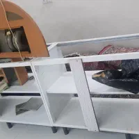 کابینت فلز و ام دی اف به همراه هود