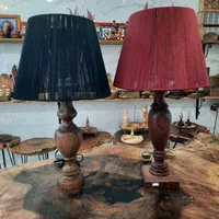 آباژور چوبی زیبا|چراغ خواب و آباژور|اصفهان, پرتمان|دیوار