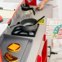 ابزارهای چوبی مشاغل خانه بازی