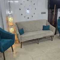 مبل راحتی خاص و تمیز.۵نفره.۲جلو مبلی.۴ عسلی مخفی