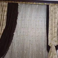 پرده سه متری|پرده، رانر، رومیزی|اهواز, سپیدار|دیوار