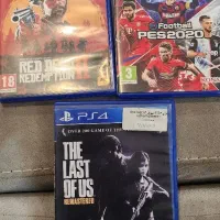 دیسک ۳ بازی PES2020، Red dead2 ،Last of us
