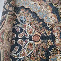۲ تخته فرش ۱۲ متری سرمه‌ای|فرش|ایرانشهر, |دیوار