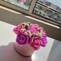باکس گل شمع بسیار زیبا