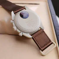 ساعت مچی امگا سواچ سه موتوره قهوه ای زرشکی|ساعت|اصفهان, نقش جهان|دیوار