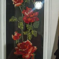 تابلو کوبلن گل روز خیلی زیبا