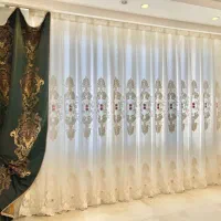 پرده هال پذیرایی و اتاق خواب
