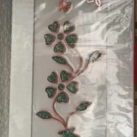 تابلو گل مسی وسنگ فیروزه وخودکار
