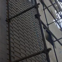 اجرای نمای آجر وسنگ،سفال وسرامیک|خدمات پیشه و مهارت|شهرکرد, |دیوار