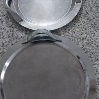 دو عدد سینی استیل