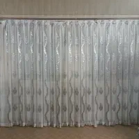 دو تا پرده پذیرایی  در یک اندازه در حد نو