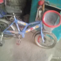 دوچرخه 16آبی باکمکی وباکس جلووعقب