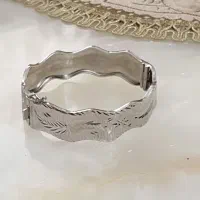 دستبند تراش نقرە