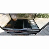 فر مرکب ۵ کاره ..۷شعله دارای فر پیتزا .