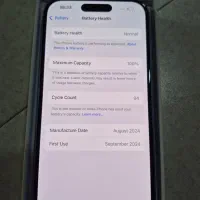 آیفون 16 نرمال zaa باطری 100|موبایل|شیراز, فرگاز|دیوار