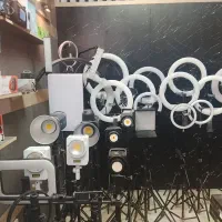 سافت لایت سافت باکس رینگلایت میکروفن پایه زیر قیمت|دوربین عکاسی و فیلم‌برداری|تهران, لاله زار|دیوار