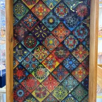 سینی چوبی|ظروف سرو و پذیرایی|تهران, دبستان|دیوار