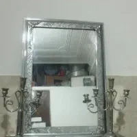 آینه‌وشمعدان‌کامل‌وسالم|بوفه، ویترین، کنسول|زاهدان, |دیوار