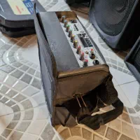 تعدادی باند و آمپلی فایر و میکروفون و پایه|صوتی و تصویری|درگهان, |دیوار