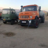 آبرسانی با تانکر خاور و بنز تک