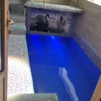 باغ ویلا مرتب تمیز استخراب گرم باجکوزی داغ